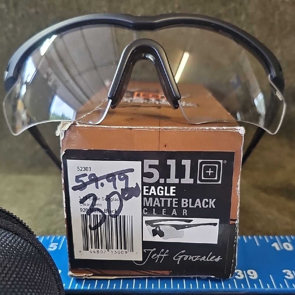 5.11 Tactical Eagle Matte Black Glasses